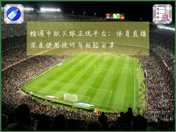 精通中欧买球正规平台：体育直播深度使用技巧与经验分享