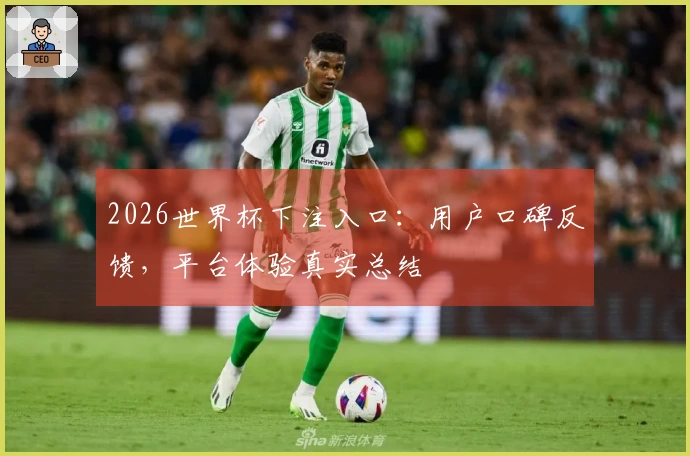 2026世界杯下注入口:用户口碑反馈,平台体验真实总结