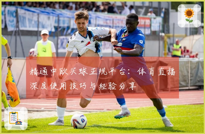 精通中欧买球正规平台：体育直播深度使用技巧与经验分享